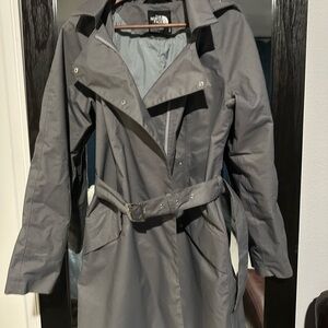 The North Face Women's Charcoal Trench Rain Coat